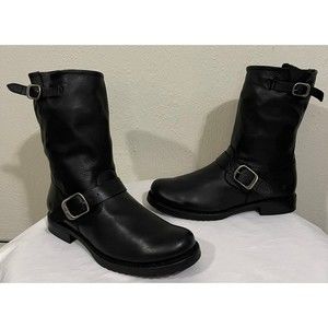 Authentic Frye Harness Engineer Campus Leather Biker Boots sz 10 Womens